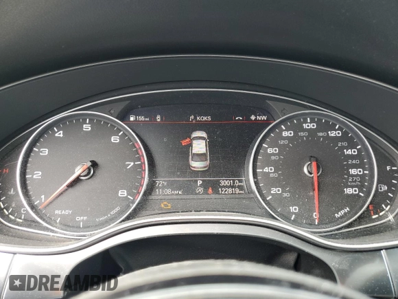 2016 Audi A6 Prestige with VIN WAUHGAFC5GN072540, listed as a Copart auction lot 62483565 with 122,819 mi miles and Clean title. Bid and sale history available at DreamBid. Image 9.