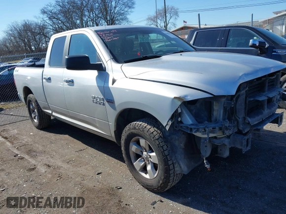 2018 Ram 1500 Big Horn with VIN 1C6RR7GT6JS106424, listed as a IAAI auction lot 41459931 with 145,284 mi miles and . Bid and sale history available at DreamBid. Image 1.