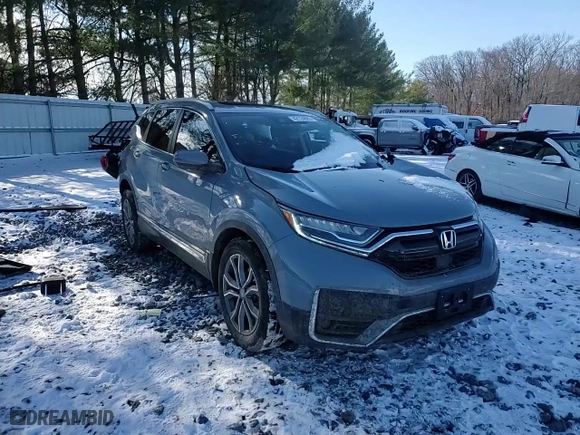 2021 Honda CR-V Touring with VIN 7FARW2H96ME002416, listed as a Copart auction lot 42124065 with 51,445 mi miles and Salvage Title. Bid and sale history available at carsss.com. Image 11.