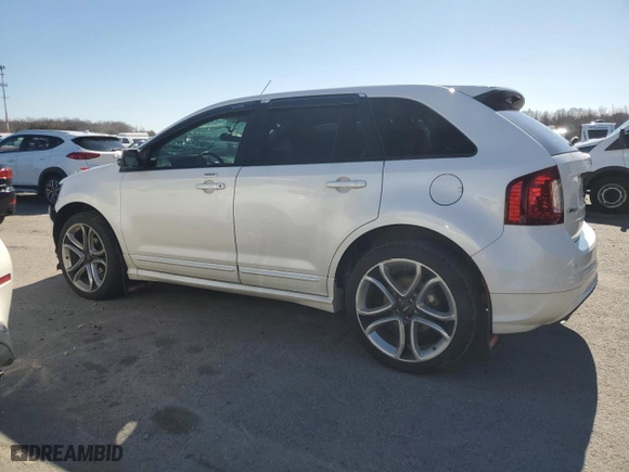 2013 Ford Edge Sport with VIN 2FMDK4AK5DBC83319, listed as a Copart auction lot 47864435 with 142,877 mi miles and Salvage Title. Bid and sale history available at carsss.com. Image 2.
