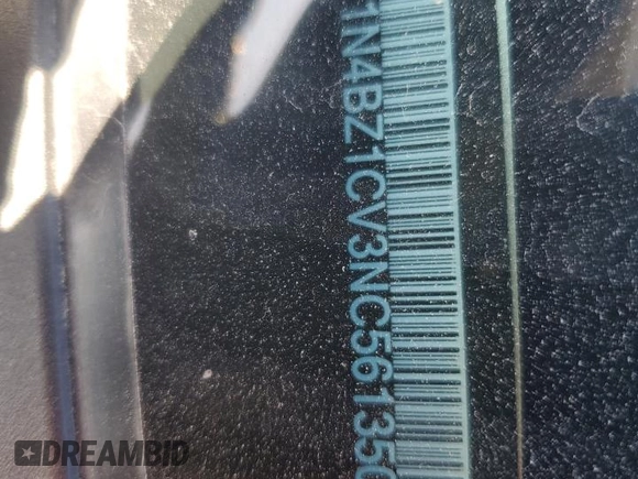 2022 Nissan LEAF SV Plus with VIN 1N4BZ1CV3NC561350, listed as a Copart auction lot 46451005 with 42,215 mi miles and Salvage Title. Bid and sale history available at DreamBid. Image 13.