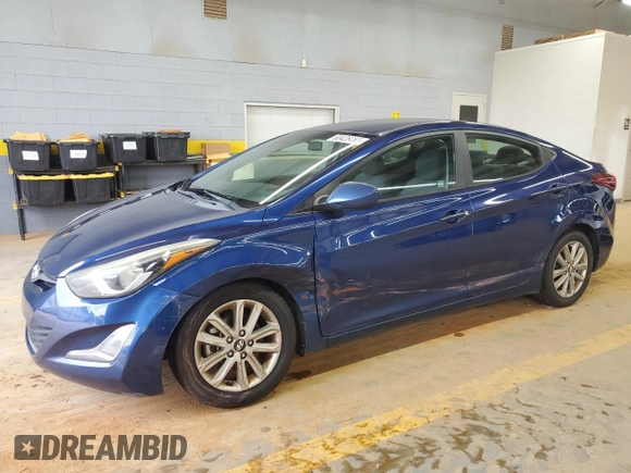2016 Hyundai Elantra SE with VIN 5NPDH4AE1GH742917, listed as a Copart auction lot 60426485 with 129,078 mi miles and Salvage title. Bid and sale history available at DreamBid. Image 1.