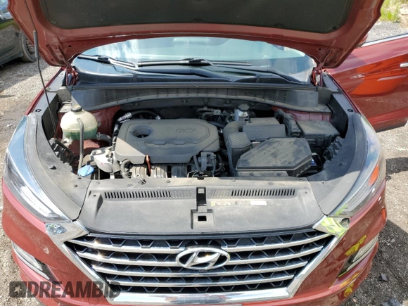 2019 Hyundai Tucson Limited with VIN KM8J3CAL9KU973231, listed as a Copart auction lot 57896145 with 101,853 mi miles and Salvage title. Bid and sale history available at DreamBid. Image 12.
