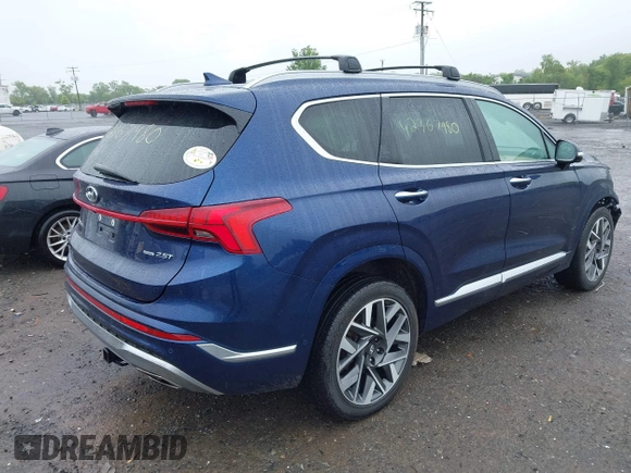 2023 Hyundai Santa Fe Calligraphy with VIN 5NMS5DAL7PH522600, listed as a IAAI auction lot 42367980 with 35,834 mi miles and . Bid and sale history available at DreamBid. Image 4.