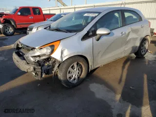 2013 Kia Rio LX with VIN KNADM5A37D6293360, listed as a Copart auction lot 46520085 with 103,955 mi miles and Salvage Title. Bid and sale history available at carsss.com. Image 1.
