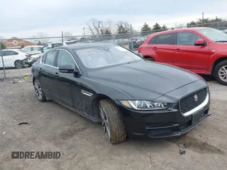 2017 Jaguar XE 25t Prestige with VIN SAJAE4BG5HA963099, listed as a IAAI auction lot 41656140 with 123,863 mi miles. Bid and sale history available at carsss.com. Image 1.