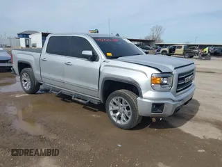2014 GMC Sierra 1500 SLT z VIN 3GTU2VEC8EG382762, wystawiony jako IAAI lot #41642597 z przebiegiem 180 815 mil mil oraz . Historia ofert i sprzedaży dostępna na DreamBid. Obrazek 1.