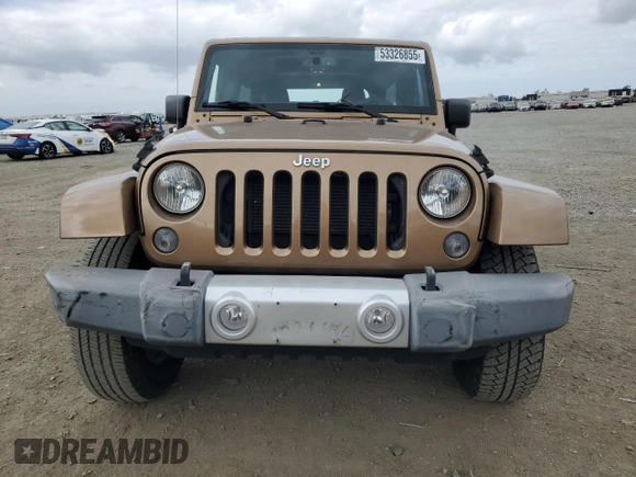 2015 Jeep Wrangler Unlimited Sahara z VIN 1C4BJWEG5FL645846, wystawiony jako Copart lot #53326855 z przebiegiem 122 510 mil mil oraz Szkoda całkowita • Salvage title. Historia ofert i sprzedaży dostępna na DreamBid. Obrazek 5.