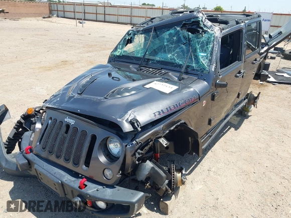 2016 Jeep Wrangler Unlimited Rubicon with VIN 1C4BJWFG7GL274673, listed as a IAAI auction lot 42532134 with 166,661 mi miles and . Bid and sale history available at DreamBid. Image 6.