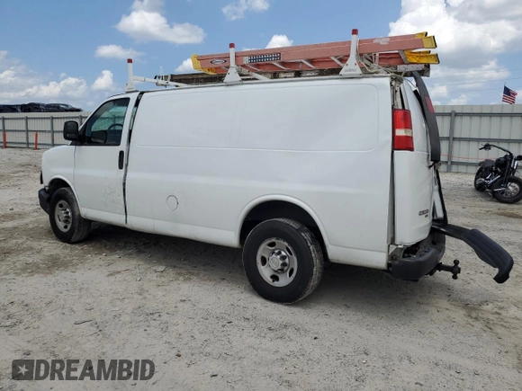 2013 Chevrolet Express Cargo with VIN 1GCWGFBA4D1105381, listed as a Copart auction lot 60138065 with 209,922 mi miles and Salvage title. Bid and sale history available at DreamBid. Image 2.