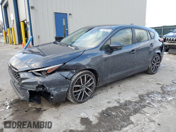 2024 Subaru Impreza Sport with VIN JF1GUAFC1R8343642, listed as a Copart auction lot 41467435 with 13,175 mi miles and Salvage Title. Bid and sale history available at carsss.com. Image 1.