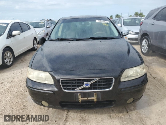 2006 Volvo S60 2.4L Turbo with VIN YV1RS547662558075, listed as a Copart auction lot 75085174 with 0 mi miles and Non Repairable. Bid and sale history available at carsss.com. Image 5.