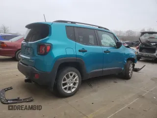 2021 Jeep Renegade Sport with VIN ZACNJDAB6MPM32261, listed as a Copart auction lot 85943614 with 85,212 mi miles and Non repairable. Bid and sale history available at DreamBid. Image 3.