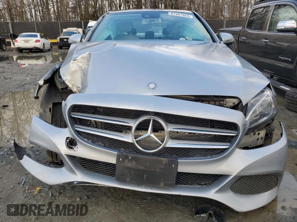 2016 Mercedes-Benz C 300 Luxury with VIN 55SWF4KB8GU147580, listed as a Copart auction lot 87347924 with Not Provided miles and Salvage Title. Bid and sale history available at DreamBid. Image 5.