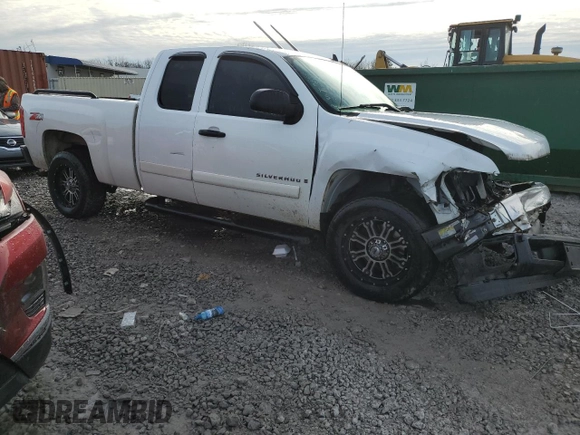 2007 Chevrolet Silverado 1500 LT w/2LT with VIN 2GCEC190171730780, listed as a Copart auction lot 42031455 with Not Provided miles and Salvage Title. Bid and sale history available at carsss.com. Image 4.