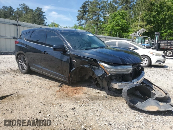 2019 Acura RDX w/A-Spec Pkg with VIN 5J8TC1H67KL017934, listed as a Copart auction lot 53737555 with 98,043 mi miles and Clean Title. Bid and sale history available at DreamBid. Image 4.