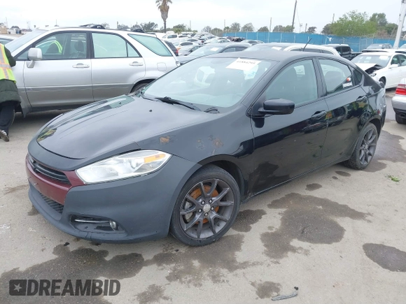 2016 Dodge Dart SXT with VIN 1C3CDFBB3GD752298, listed as a IAAI auction lot 41884295 with 61,736 mi miles. Bid and sale history available at carsss.com. Image 21.