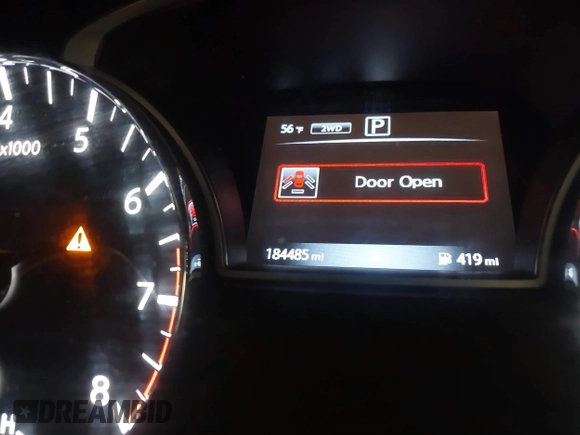 2017 Nissan Pathfinder SV with VIN 5N1DR2MM6HC662994, listed as a IAAI auction lot 41770431 with 184,485 mi miles. Bid and sale history available at carsss.com. Image 15.