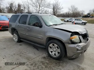 2007 GMC Yukon SLT with VIN 1GKFK13017J128021, listed as a Copart auction lot 50202515 with 0 mi miles and Salvage Title. Bid and sale history available at carsss.com. Image 4.