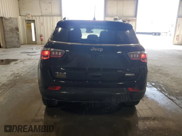 2022 Jeep Compass Latitude with VIN 3C4NJDBBXNT181028, listed as a Copart auction lot 53794695 with 16,712 mi miles and Salvage title. Bid and sale history available at DreamBid. Image 6.