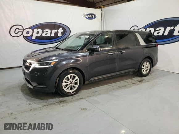 2022 Kia Carnival LXS with VIN KNDNB4H35N6123982, listed as a Copart auction lot 88474285 with 26,301 mi miles and Clean Title. Bid and sale history available at carsss.com. Image 1.