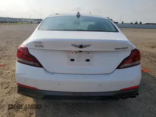 2019 Genesis G70 2.0T Advanced with VIN KMTG44LA3KU038205, listed as a Copart auction lot 67048804 with 75,304 mi miles and Non Repairable. Bid and sale history available at carsss.com. Image 6.