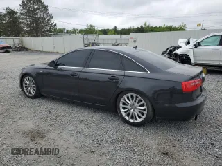 2012 Audi A6 Premium Plus with VIN WAUGGAFC6CN167050, listed as a Copart auction lot 58811945 with 108,400 mi miles and Salvage title. Bid and sale history available at DreamBid. Image 2.
