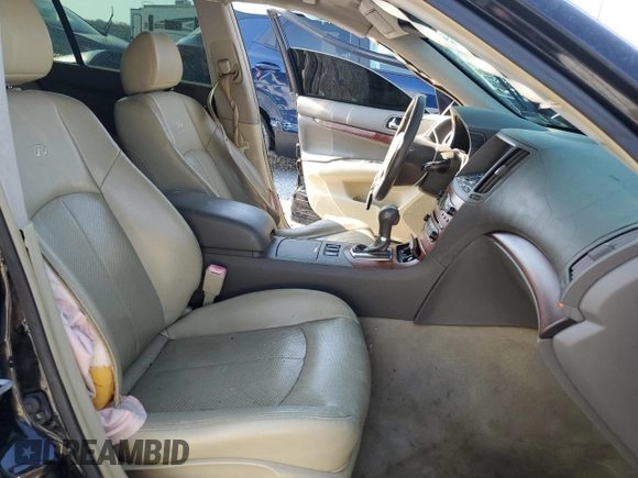 2007 Infiniti G35 with VIN JNKBV61F97M806145, listed as a Copart auction lot 53632115 with 216,347 mi miles and Salvage Title. Bid and sale history available at DreamBid. Image 7.