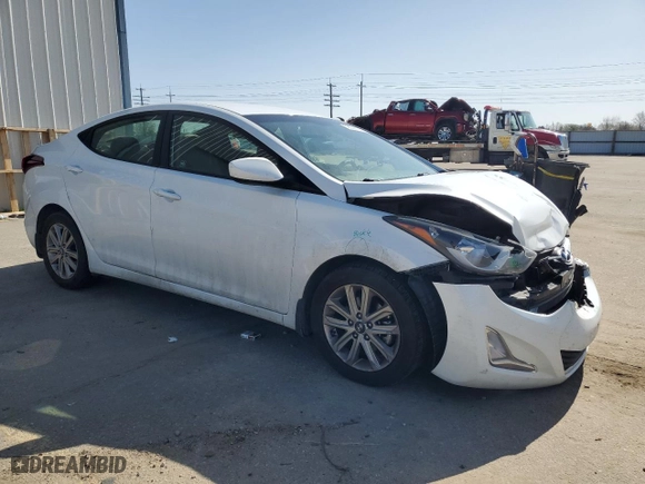 2016 Hyundai Elantra SE with VIN 5NPDH4AE9GH790875, listed as a Copart auction lot 52036105 with 86,760 mi miles and Salvage Title. Bid and sale history available at carsss.com. Image 4.