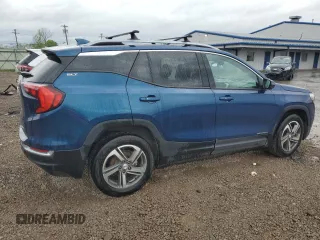 2020 GMC Terrain SLT with VIN 3GKALVEV6LL218078, listed as a Copart auction lot 57956465 with 61,398 mi miles and Salvage title. Bid and sale history available at DreamBid. Image 3.