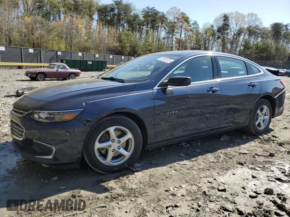 2016 Chevrolet Malibu LS z VIN 1G1ZB5ST4GF260052, wystawiony jako Copart lot #52292515 z przebiegiem 63 265 mil mil oraz Szkoda całkowita • Salvage title. Historia ofert i sprzedaży dostępna na DreamBid. Obrazek 1.
