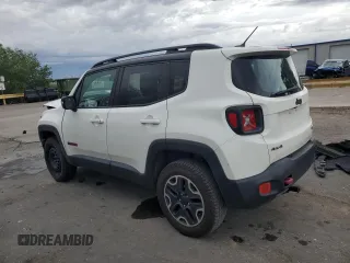 2016 Jeep Renegade Trailhawk with VIN ZACCJBCTXGPD68217, listed as a Copart auction lot 60871725 with 127,177 mi miles and Salvage title. Bid and sale history available at DreamBid. Image 2.