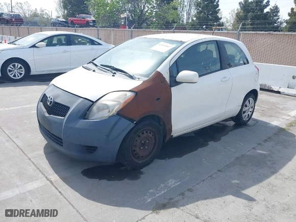 2007 Toyota Yaris with VIN JTDJT923875108158, listed as a IAAI auction lot 42055807 with 248,741 mi miles. Bid and sale history available at carsss.com. Image 2.