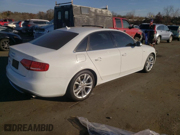 2011 Audi S4 Premium Plus with VIN WAUBGAFL4BA049563, listed as a Copart auction lot 77415614 with 73,945 mi miles and Salvage Title. Bid and sale history available at carsss.com. Image 3.