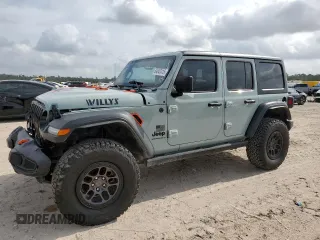 2023 Jeep Wrangler Willys with VIN 1C4HJXDN6PW664826, listed as a Copart auction lot 54842415 with 20,004 mi miles and Salvage Title. Bid and sale history available at DreamBid. Image 1.