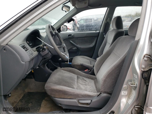 2000 Honda Civic VP with VIN 2HGEJ6615YH563673, listed as a Copart auction lot 48823915 with 164,877 mi miles and Salvage Title. Bid and sale history available at carsss.com. Image 7.