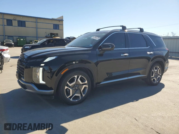 2024 Hyundai Palisade Limited z VIN KM8R54GE5RU686121, wystawiony jako Copart lot #47854675 z przebiegiem 17 167 mil mil oraz Szkoda całkowita • Salvage title. Historia ofert i sprzedaży dostępna na DreamBid. Obrazek 1.