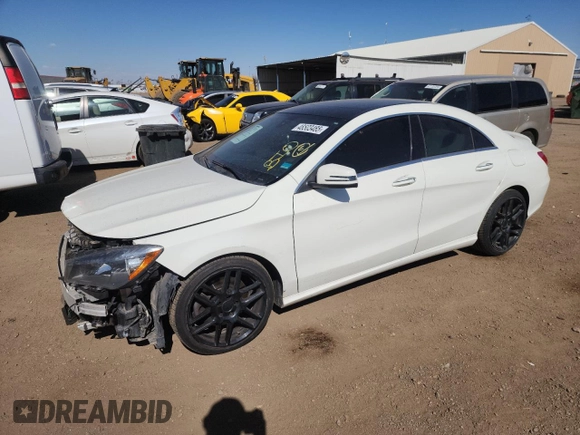 2018 Mercedes-Benz CLA 250 with VIN WDDSJ4GB4JN585633, listed as a Copart auction lot 48503485 with 71,954 mi miles and Salvage Title. Bid and sale history available at DreamBid. Image 1.