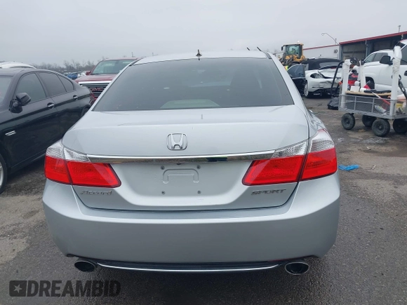 2014 Honda Accord Sport with VIN 1HGCR2F58EA093158, listed as a IAAI auction lot 41597368 with 121,990 mi miles and . Bid and sale history available at DreamBid. Image 16.