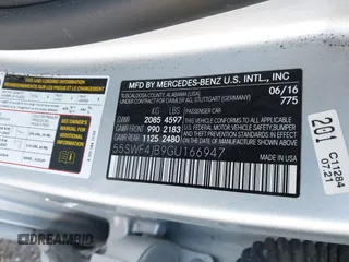 2016 Mercedes-Benz C 300 with VIN 55SWF4JB9GU166947, listed as a IAAI auction lot 41750046 with 64,407 mi miles and . Bid and sale history available at carsss.com. Image 9.
