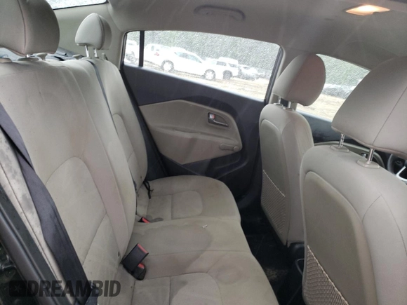 2015 Kia Rio LX with VIN KNADM4A36F6461146, listed as a Copart auction lot 54969204 with 74,501 mi miles and Salvage Title. Bid and sale history available at carsss.com. Image 11.