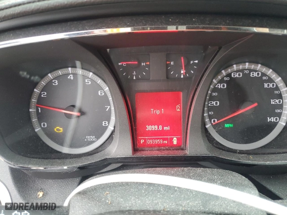 2012 GMC Terrain SLE-2 with VIN 2GKFLTE58C6305513, listed as a Copart auction lot 50944395 with 93,959 mi miles and Salvage Title. Bid and sale history available at carsss.com. Image 9.