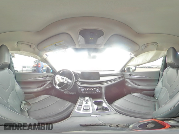 2023 Infiniti QX60 Luxe with VIN 5N1DL1FS1PC354203, listed as a Copart auction lot 59035505 with 16,630 mi miles and Salvage title. Bid and sale history available at DreamBid. Image 16.