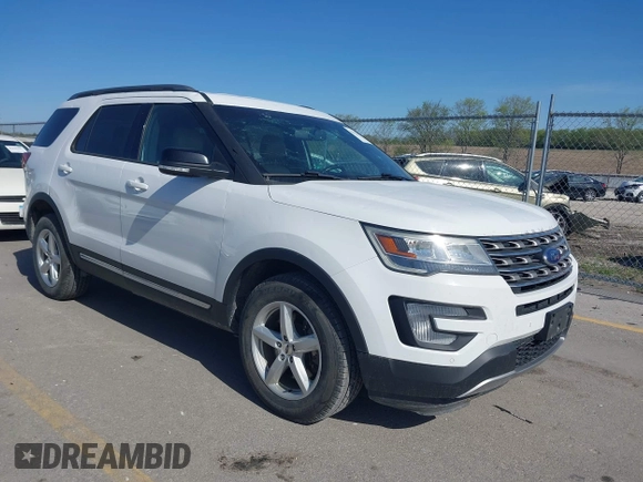 2017 Ford Explorer XLT z VIN 1FM5K8D80HGC80158, wystawiony jako IAAI lot #42223158 z przebiegiem 168 503 mil mil oraz . Historia ofert i sprzedaży dostępna na DreamBid. Obrazek 1.