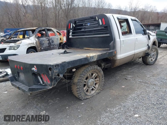2011 Ford Super Duty F-250 SRW XL with VIN 1FT7W2BT9BEB98633, listed as a IAAI auction lot 41146608 with 209,089 mi miles. Bid and sale history available at carsss.com. Image 4.