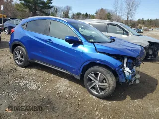 2021 Honda HR-V EX with VIN 3CZRU6H57MM720679, listed as a Copart auction lot 51839085 with 33,636 mi miles and Salvage Title. Bid and sale history available at carsss.com. Image 4.