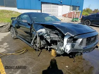 2024 Ford Mustang Dark Horse with VIN 1FA6P8R01R5505946, listed as a Copart auction lot 76901344 with 1,162 mi miles and Salvage Title. Bid and sale history available at carsss.com. Image 14.