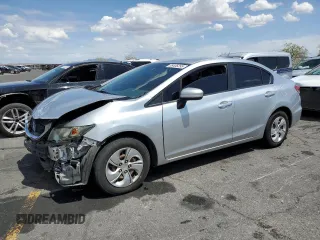 2014 Honda Civic LX z VIN 19XFB2F54EE010399, wystawiony jako Copart lot #55405295 z przebiegiem 128 242 mil mil oraz Szkoda całkowita • Salvage title. Historia ofert i sprzedaży dostępna na DreamBid. Obrazek 1.