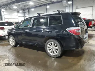 2010 Toyota Highlander Hybrid with VIN JTEBW3EH7A2041735, listed as a Copart auction lot 84684724 with 126,190 mi miles and Salvage Title. Bid and sale history available at carsss.com. Image 2.