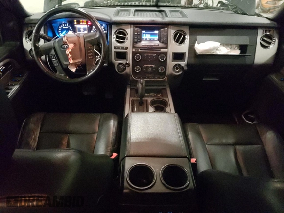 2015 Ford Expedition Max XLT with VIN 1FMJK1JT1FEF03136, listed as a Copart auction lot 55802825 with 141,221 mi miles and Salvage title. Bid and sale history available at DreamBid. Image 8.